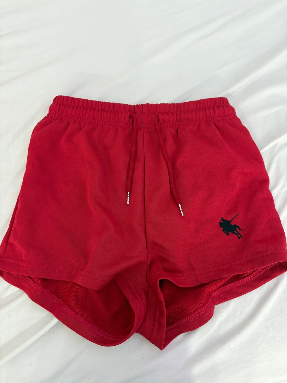 Men's Red Athletic Lounge Shorts